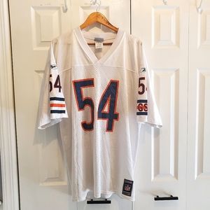 Chicago Bears Brian Urlacher #54 White Mesh Jersey, XL